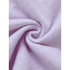 Plus Size Floral Rose Print Hoodie - Cozy, Stylish, 100% Polyester Knit Fabric, Slight Stretch for Fall/Winter