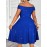 Plus Size - Plus Size, Women'S Plus Size Sexy Twist Off-Shoulder Sparkling A-Line Dress, Suitable for Parties, Cocktail Events, Christmas, Valentine'S Day, Formal Wear, Party Wear