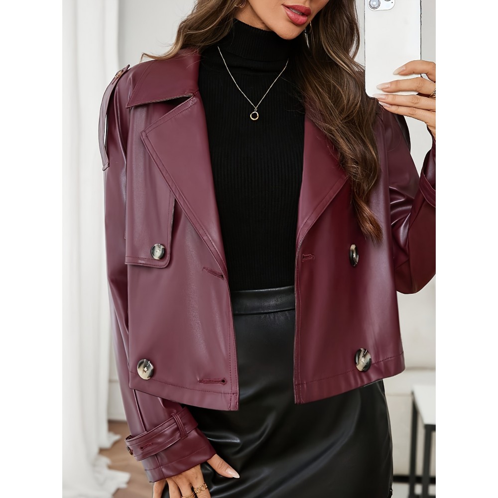 Plus Size Women's Spring and Autumn Fashion Casual Jacket