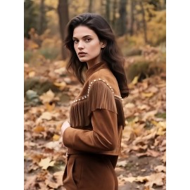 Outdoor Casual Fashion Plus Size Women's Jacket Modern Retro Style Long Sleeve Top Coat, Jacket for Women Plus Size, Plus Size Winter Jacket for Women, Ladies Jackets, Womens Plus Size Jackets, Jacket for Women, Everyday Jacket Women, Plus Size Outerwear, Retro Style Coat, Long Sleeve Jacket, Solid Color Design, Casual Fashion Jacket, Machine Washable Jacket, Non Stretch Fabric, Curvy Ladies Fashion, Women's Casual Wear, Spring Summer Fall Jacket