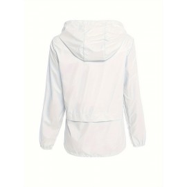 Raincoat Women Lightweight Rain Jackets Packable Outdoor Hooded Windbreaker