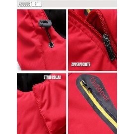 Women's Plus Size Ski Jacket Winter Outdoor Windproof Waterproof Soft Shell Jacket Detachable Snow Cap 5 Pocket Warm Fleece Lining Thickened Thermal Coat Outdoor Sports Ski Snowboard Hiking Camping Mountaineering Large Size Jacket